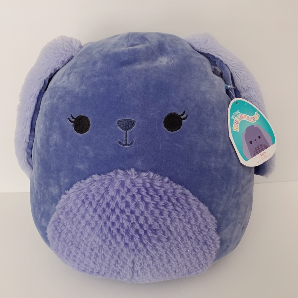 2022 Limited Edition Squishmallows 12” Sayed the Purple Easter Bunny NWT
